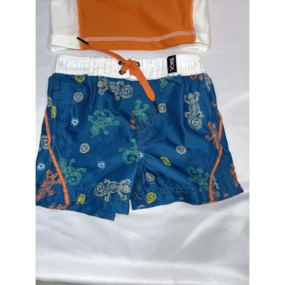 Skechers Surf SKX Boys 12 Month Rash Guard 2‎ Piece Swimsuit